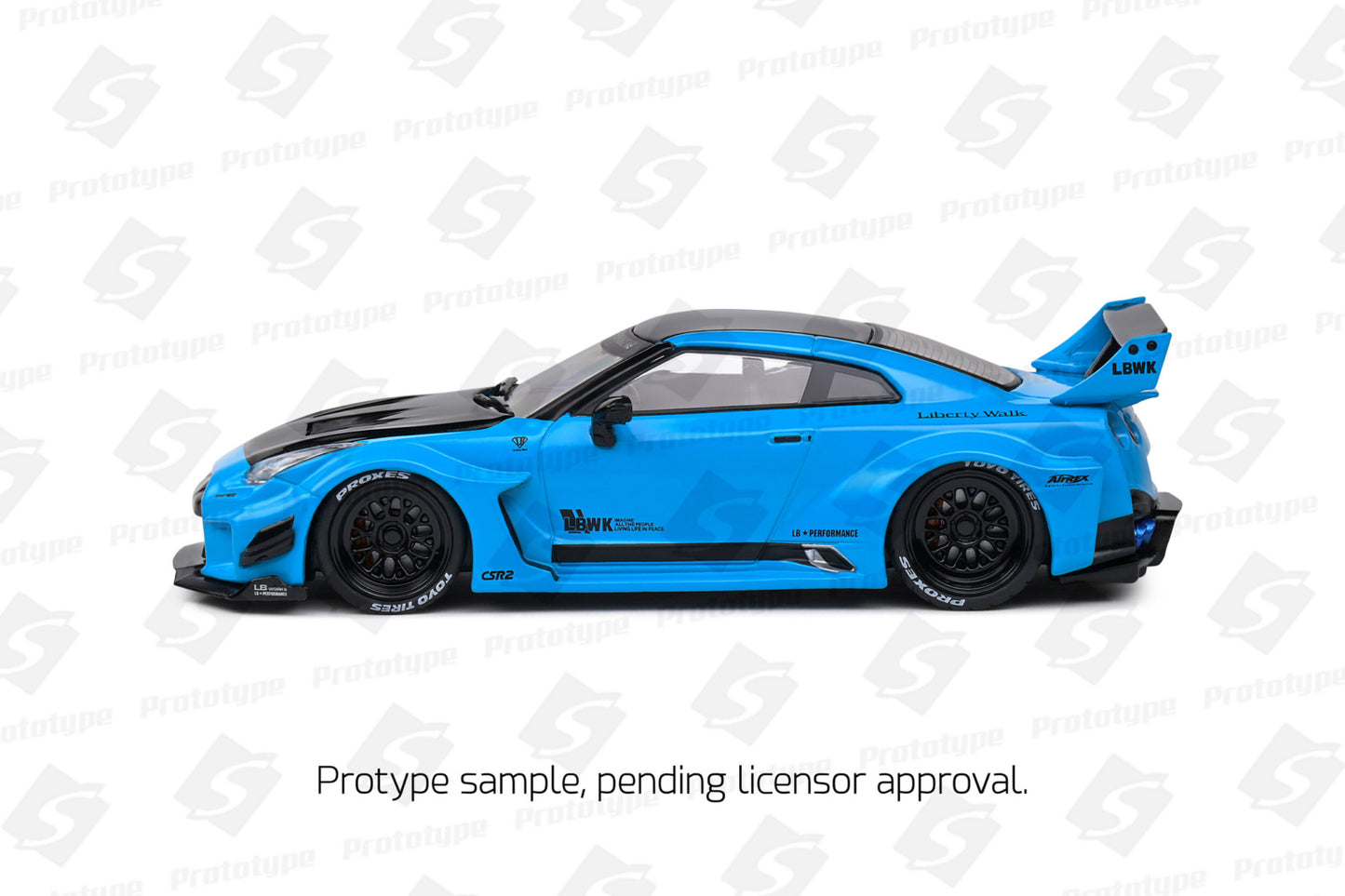 Solido - 1/43 Nissan GTR (Miami Blue)