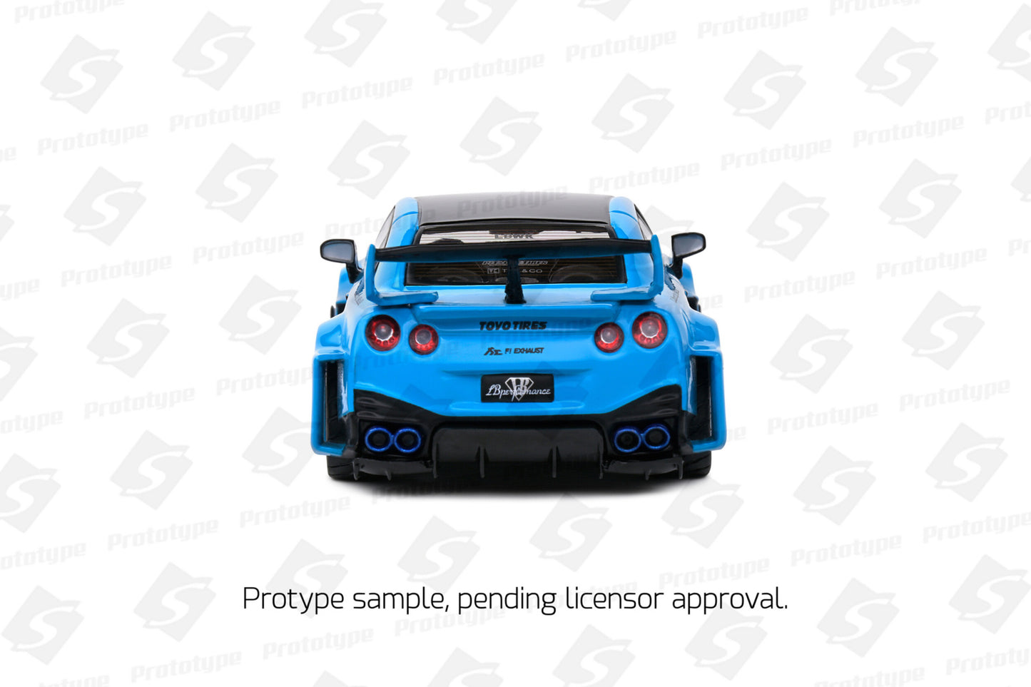 Solido - 1/43 Nissan GTR (Miami Blue)