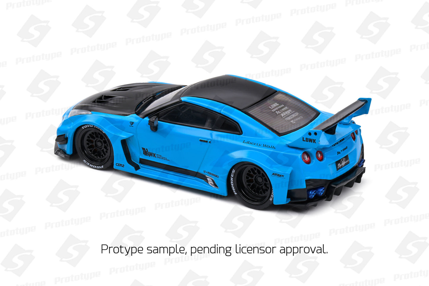 Solido - 1/43 Nissan GTR (Miami Blue)