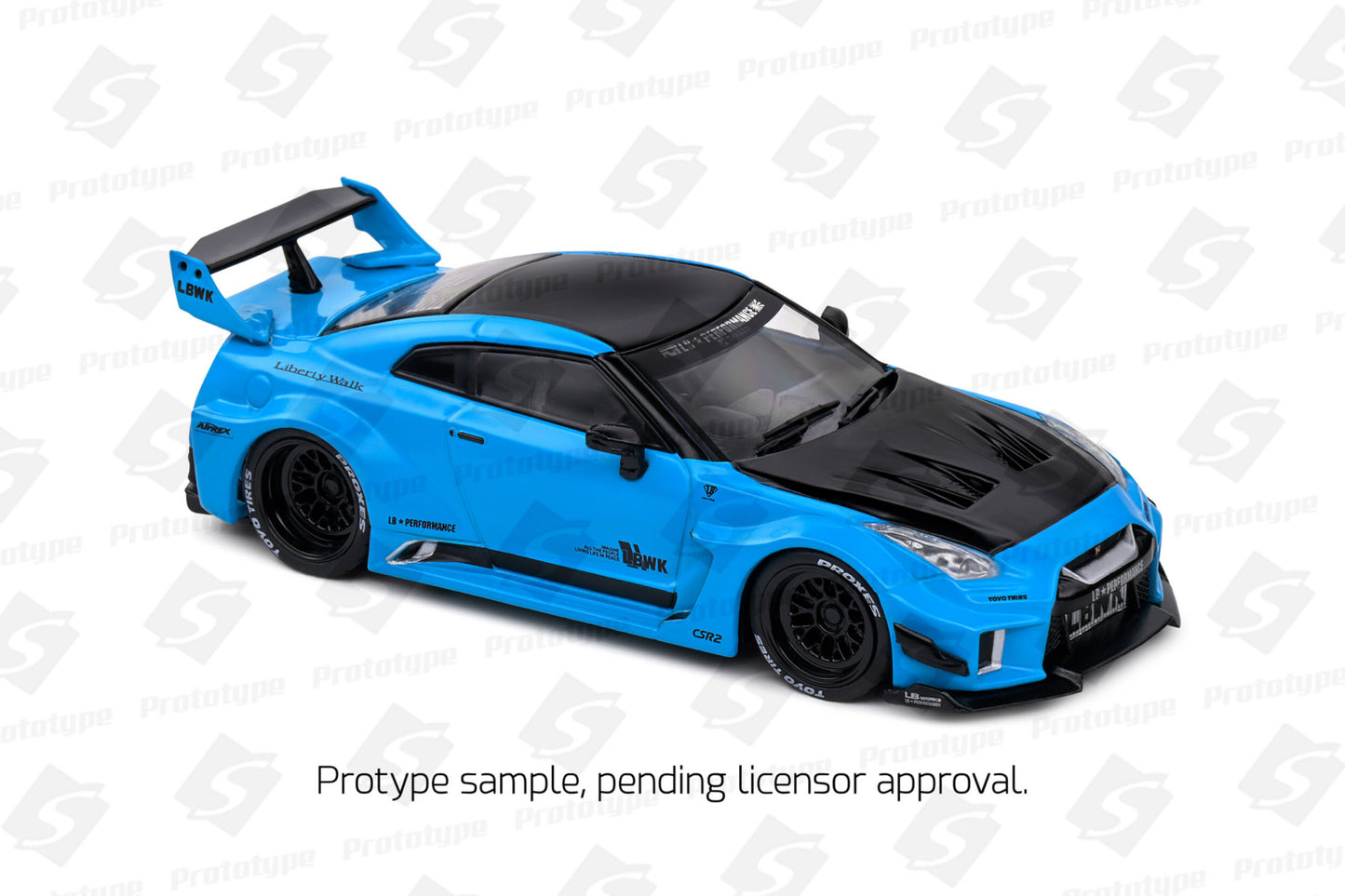 Solido - 1/43 Nissan GTR (Miami Blue)