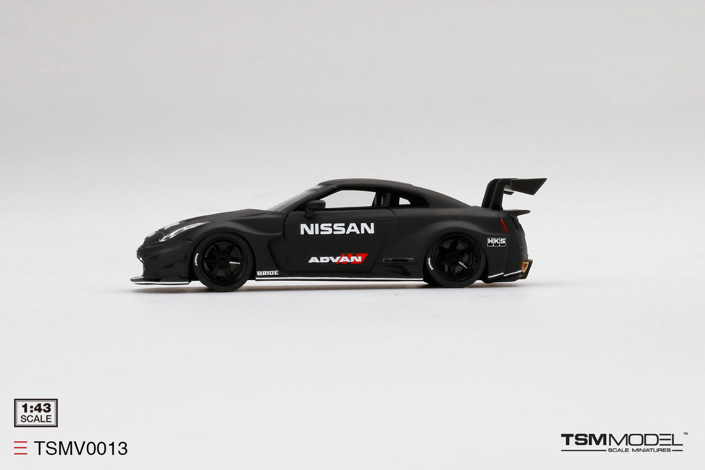 TSM 1/43 LB-Silhouette Works GT Nissan 35GT-RR Ver.2 (Matt Black)