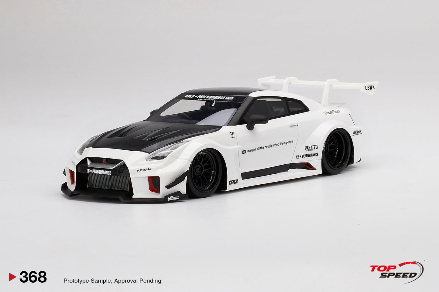 TopSpeed - 1/18 Nissan GTR (White)