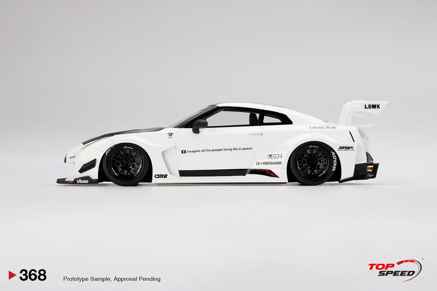 TopSpeed - 1/18 Nissan GTR (White)
