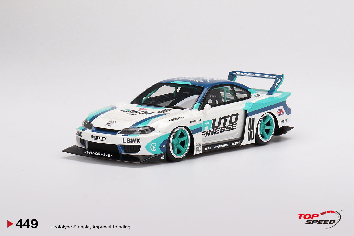 TopSpeed - 1/18 LB-Super Silhouette Nissan Silvia S15 (Auto