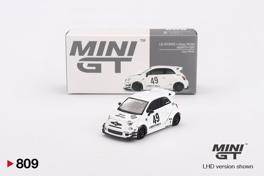 Mini GT - 1/64 Abarth 595 (White) – Liberty Walk Europe