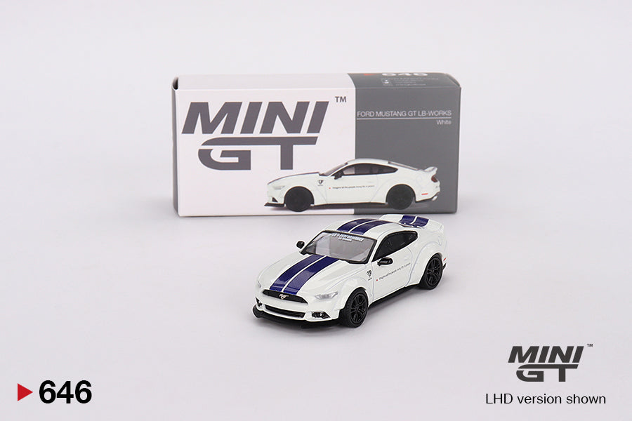 Mini GT - 1/64 Ford Mustang (White)
