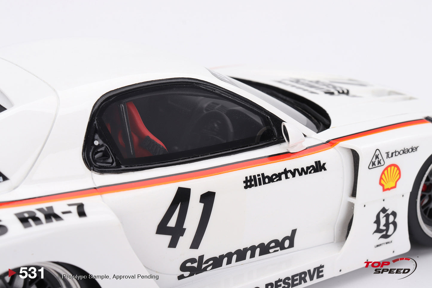 TopSpeed - 1/18 Mazda RX-7 (White)