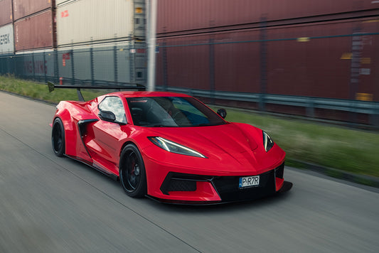 LB Silhouette WORKS Chevrolet Corvette C8 Complete kit (FRP) (LB64-01)