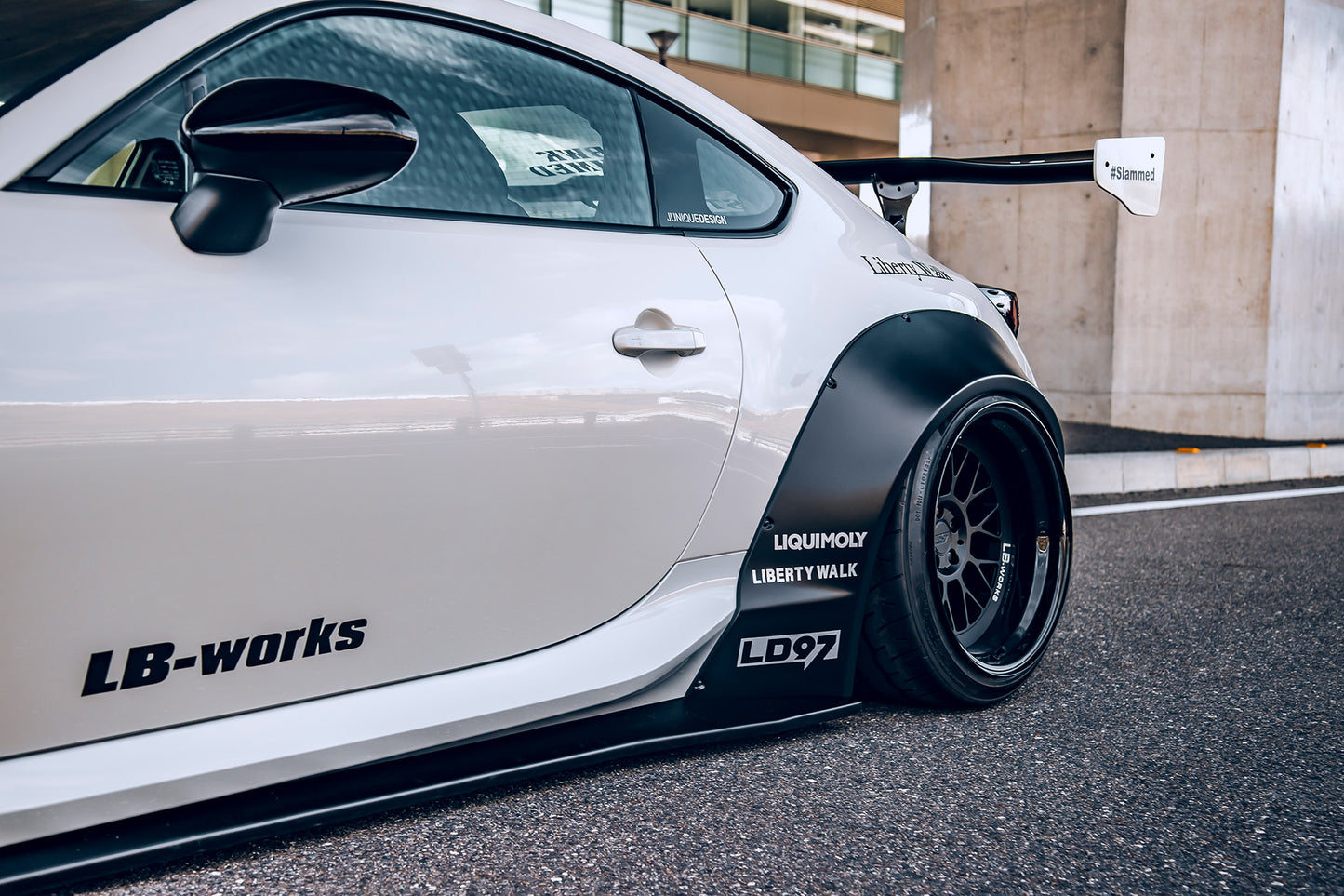 LB Nation Toyota GR86/Subaru BRZ WORKS Complete Kit (CFRP) Exchange Fender Type W/Duct (LB66-04)