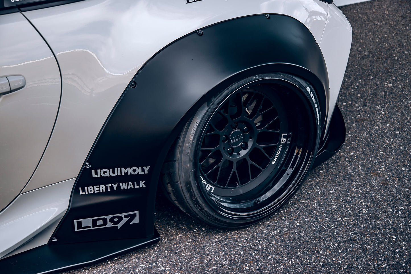 LB Nation Toyota GR86/Subaru BRZ WORKS Complete Kit (CFRP) Exchange Fender Type W/Duct (LB66-04)