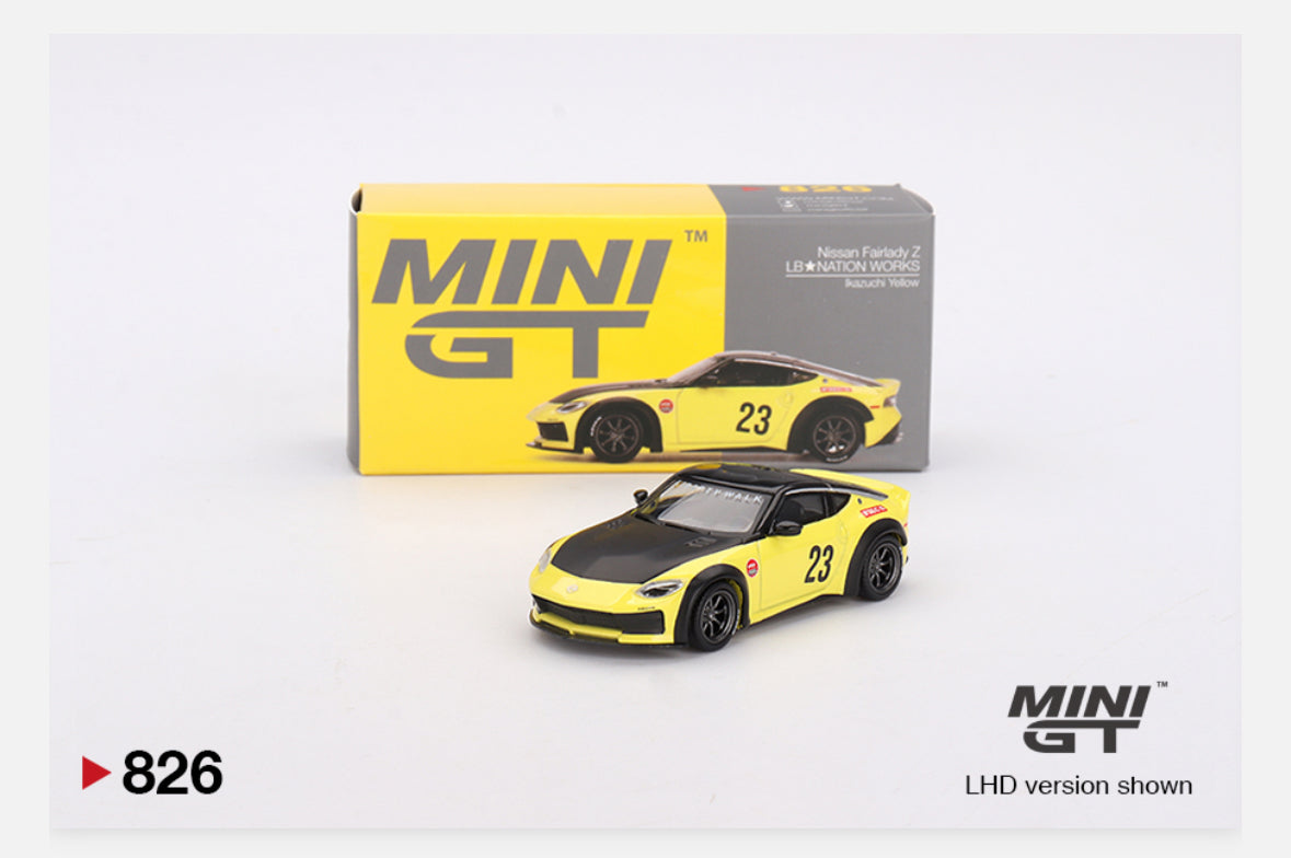 Mini GT - 1/64 Nissan 400Z (Yellow) – Liberty Walk Europe