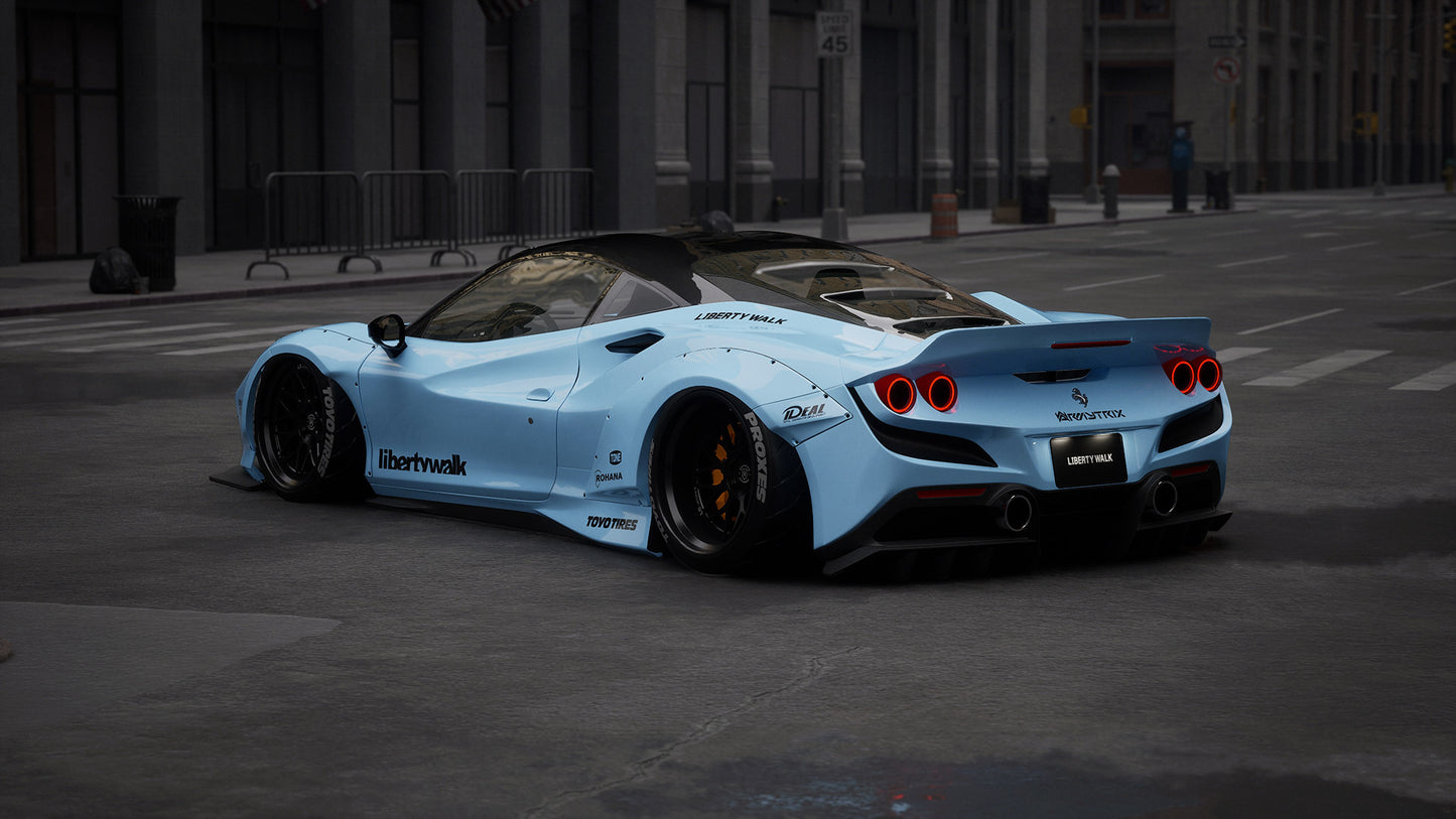 LB Works Ferrari F8 Tributo Complete Body Kit V2 (CFRP) (LB79-04)