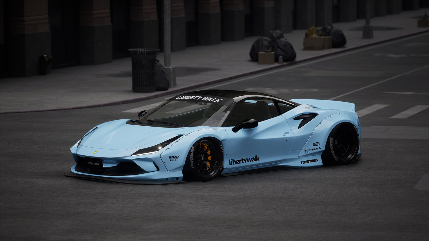 LB Works Ferrari F8 Tributo Complete Body Kit V2 (CFRP) (LB79-04)