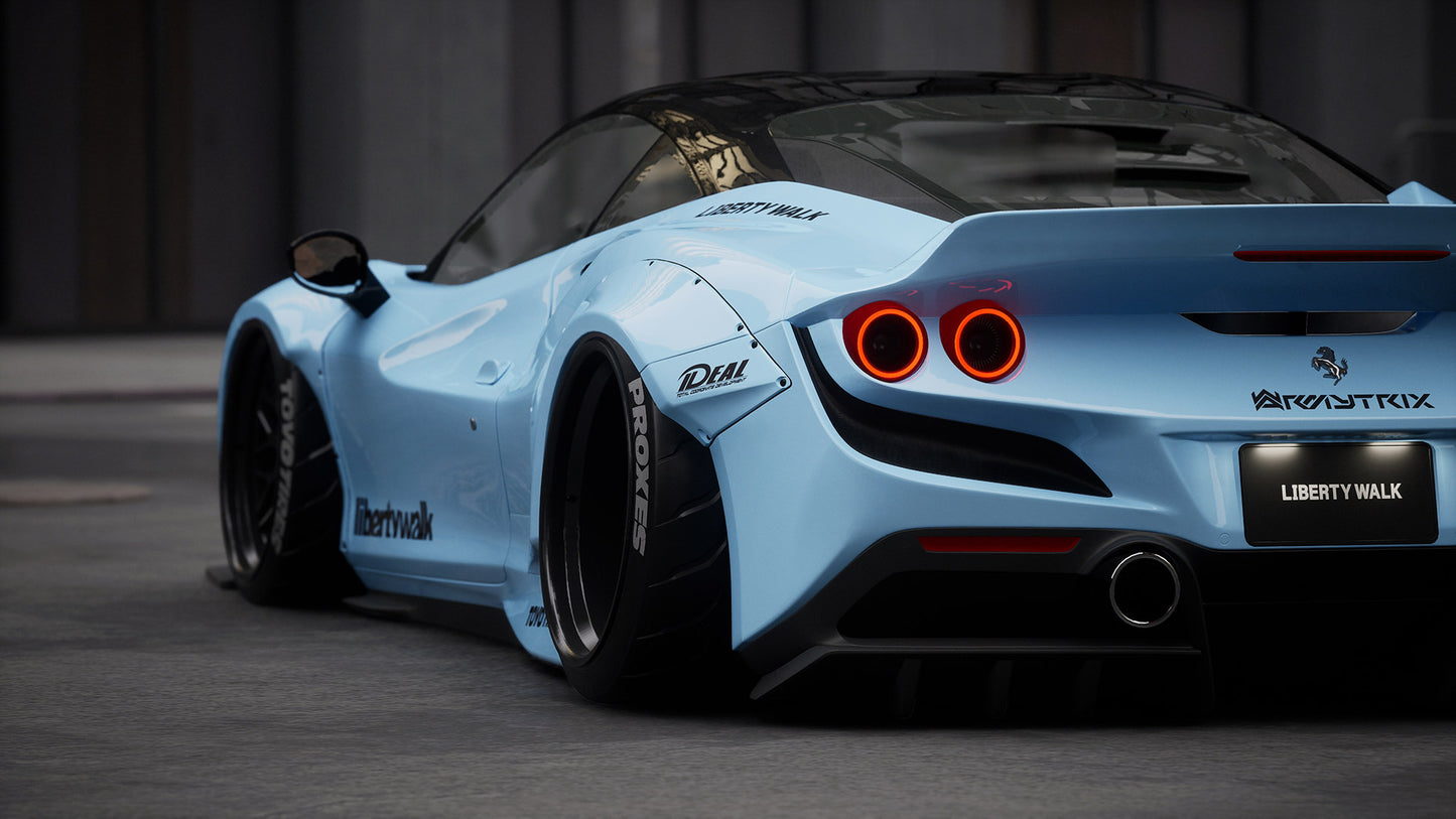 LB Works Ferrari F8 Tributo Complete Body Kit V2 (CFRP) (LB79-04)