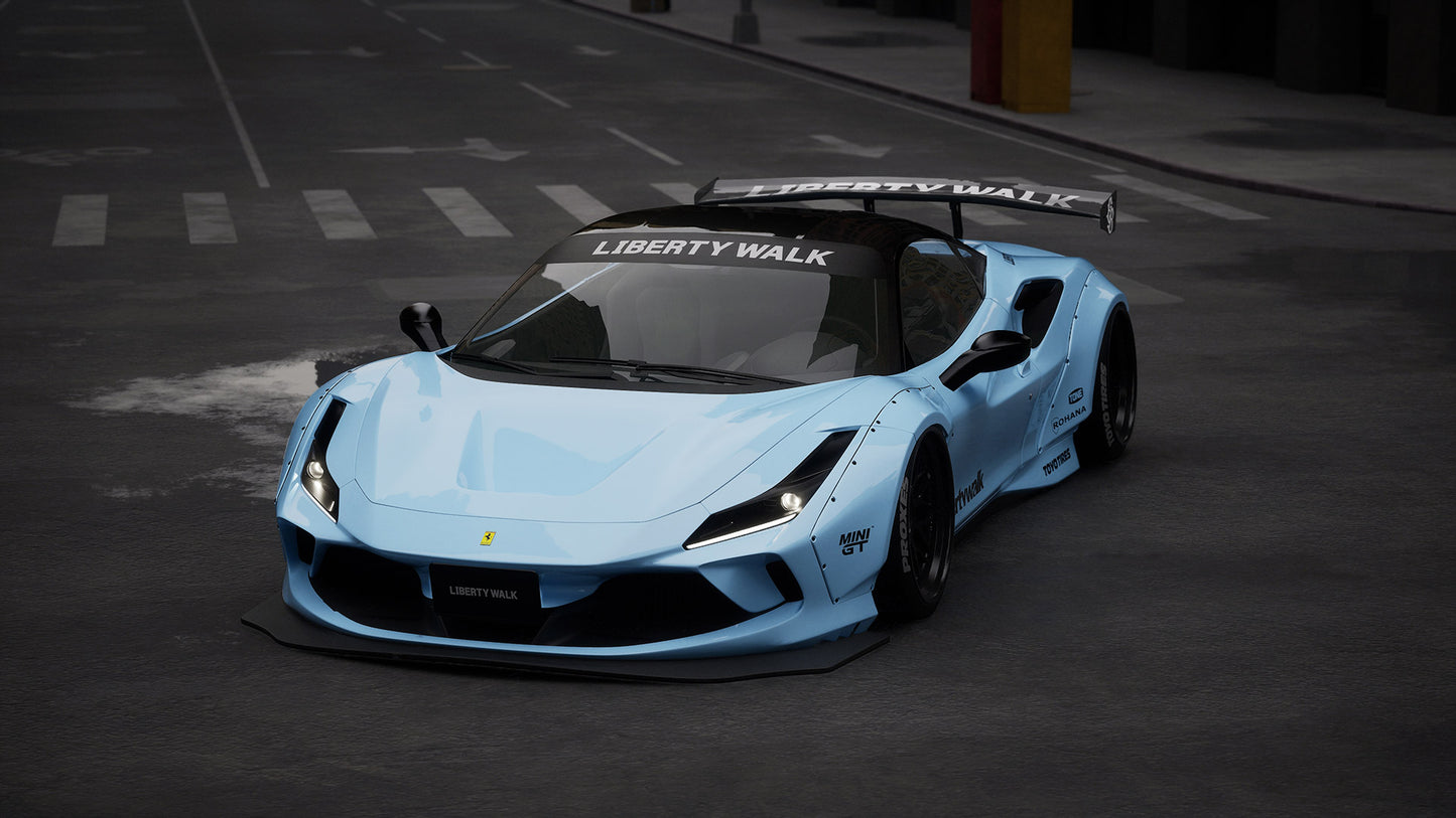 LB Works Ferrari F8 Tributo Complete Body Kit V1 (CFRP) (LB79-02)