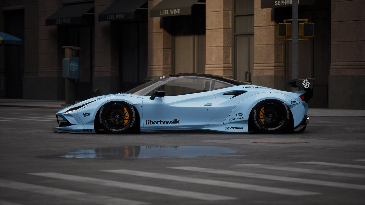 LB Works Ferrari F8 Tributo Complete Body Kit V1 (CFRP) (LB79-02)