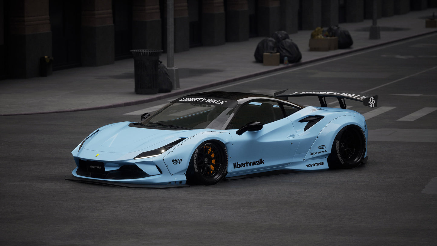 LB Works Ferrari F8 Tributo Complete Body Kit V1 (CFRP) (LB79-02)