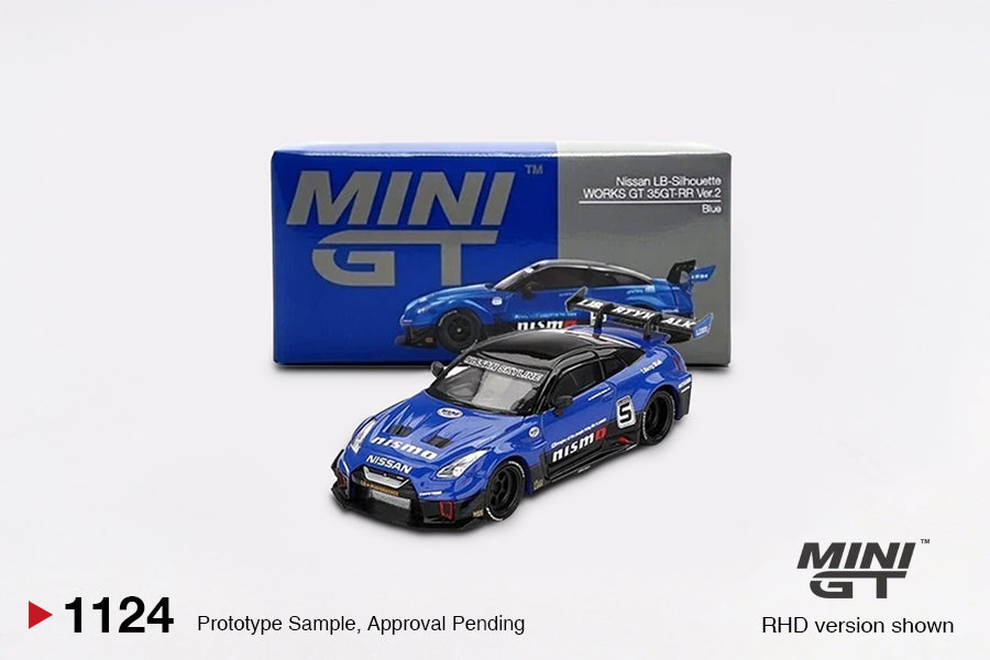 Mini GT - 1/64 Nissan GTR (Blue) – Liberty Walk Europe