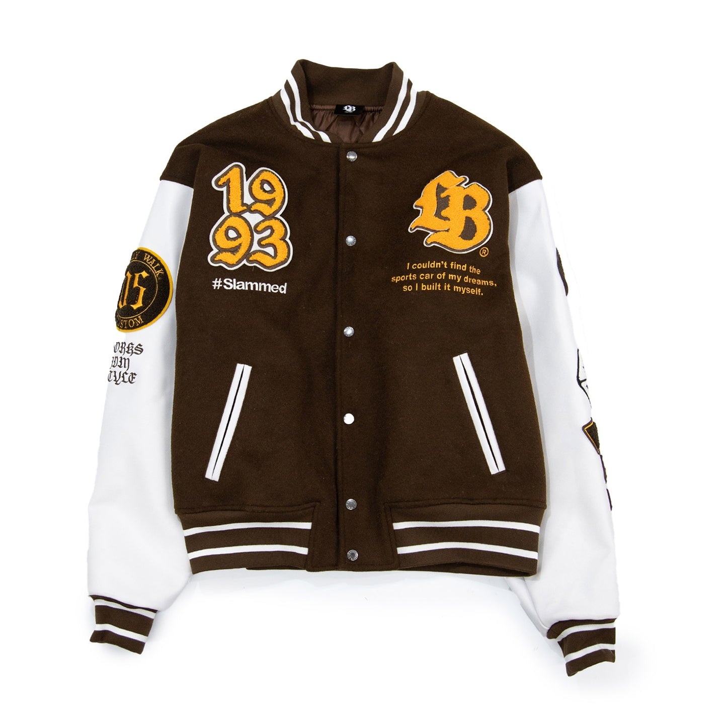 Liberty Walk LB Stadium Jacket (Brown)