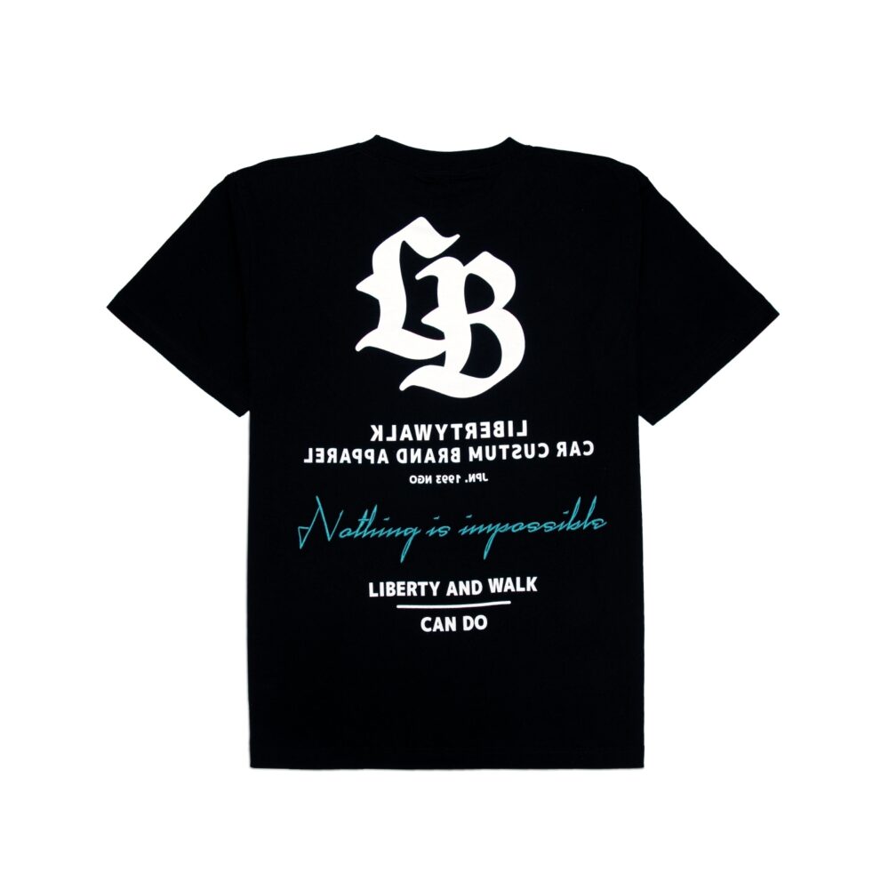 Liberty and Walk T-Shirt (Black)