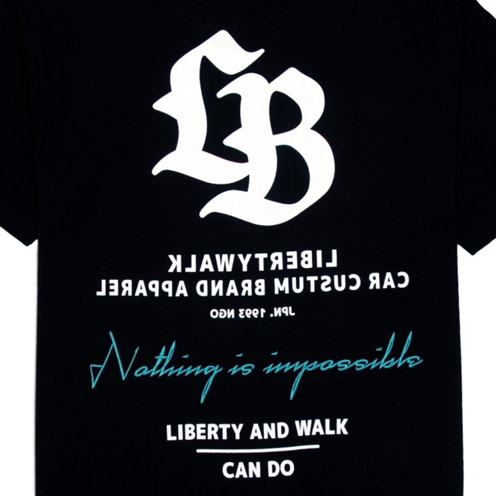 Liberty and Walk T-Shirt (Black)