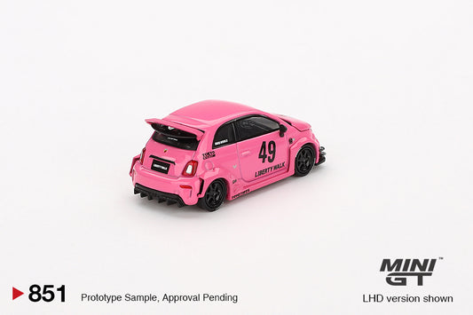 Mini GT - 1/64 Abarth 595 (Pink)