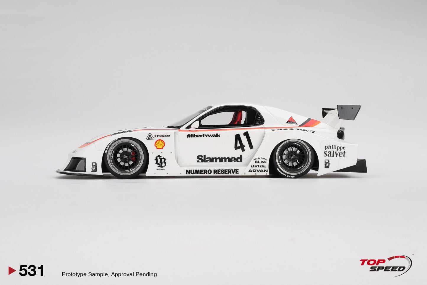 TopSpeed - 1/18 Mazda RX-7 (White)