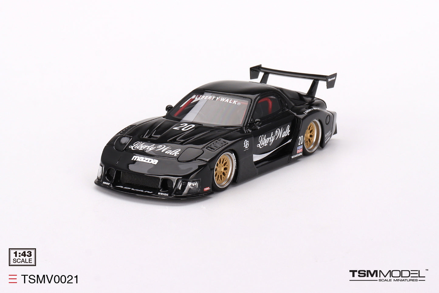 TSM Models - 1/43 Mazda RX-7 (Black)