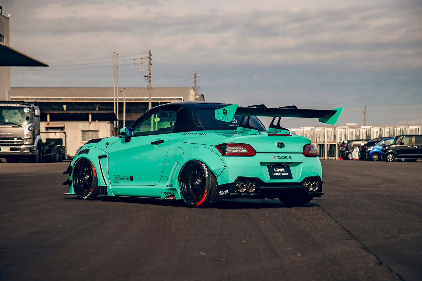 LB Nation Daihatsu Copen GT-K Type 2 Complete Body Kit (PREMIUM) FRP (LB84-02)
