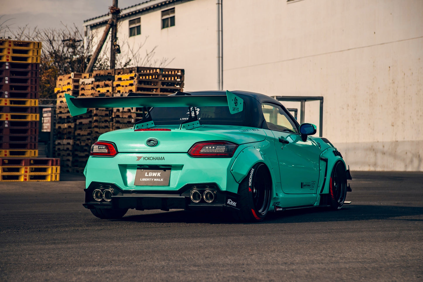 LB Nation Daihatsu Copen GT-K Type 2 Complete Body Kit (PREMIUM) FRP (LB84-02)