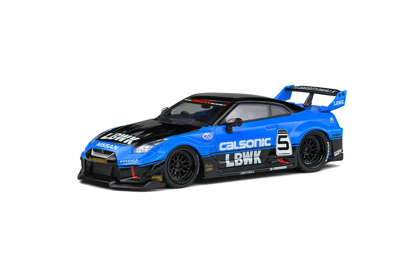 Solido 1:43 Nissan GT-R LB Silhouette (Calsonic)