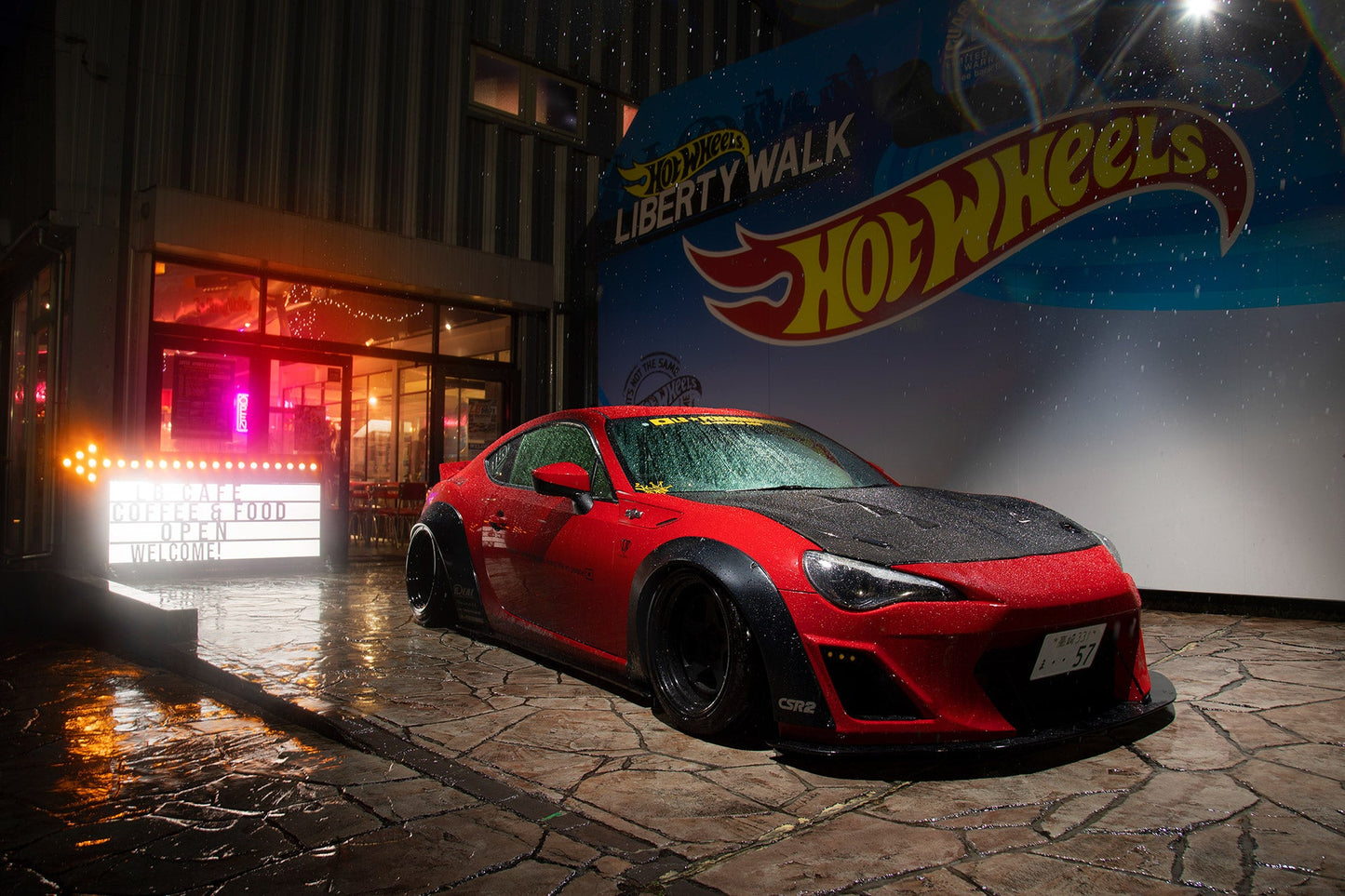 LB Nation GT86/Subaru BRZ WORKS Bumper Type Ver.2 (Ducktail) Complete Body Kit FRP (LB36-04)