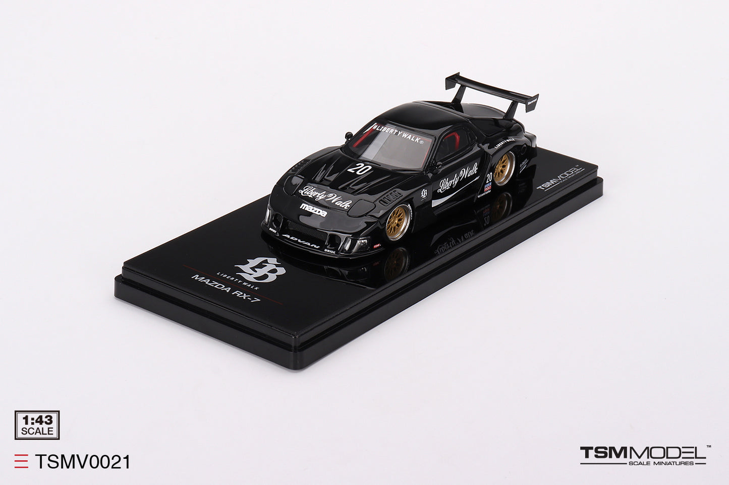 TSM Models - 1/43 Mazda RX-7 (Black)