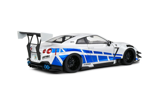 Solido - 1/18 Nissan GTR (White/Blue)