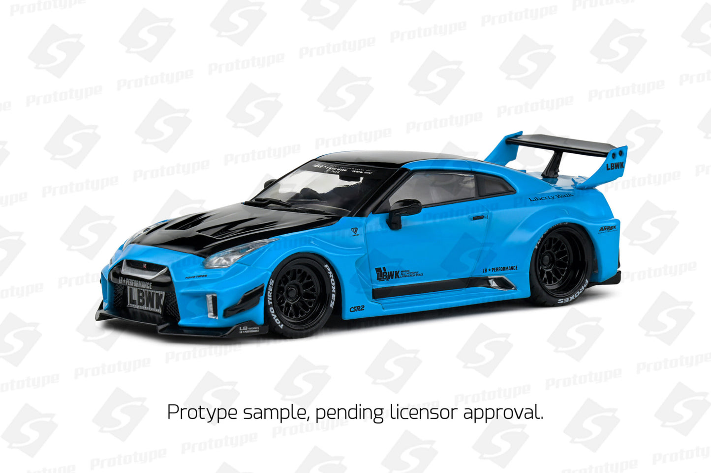 Solido - 1/43 Nissan GTR (Miami Blue)