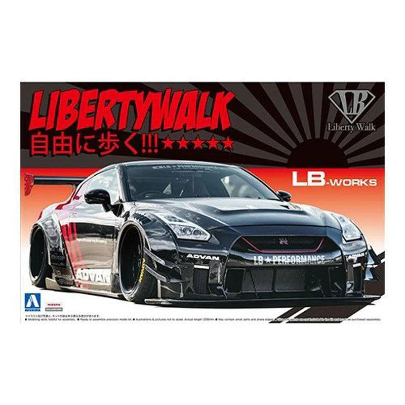 Aoshima Plastic Model 1/24 LB-Works Nissan GT-R R35 Type2 V.2