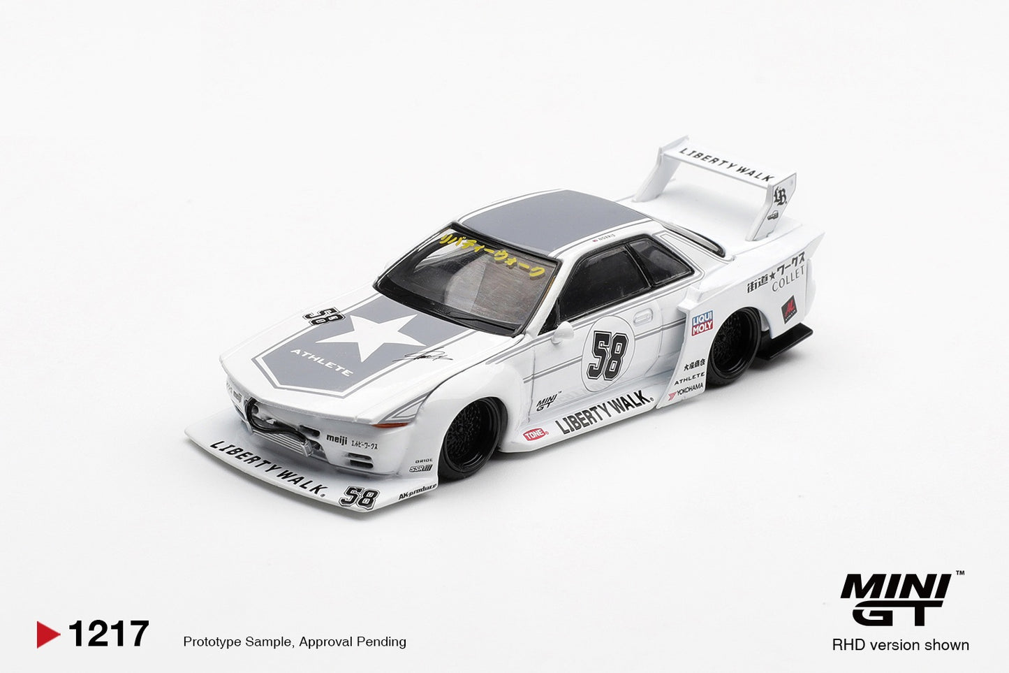 MGT01217-R - Mini GT - 1/64 Nissan GTR R32 Kaido Works TAS 2025