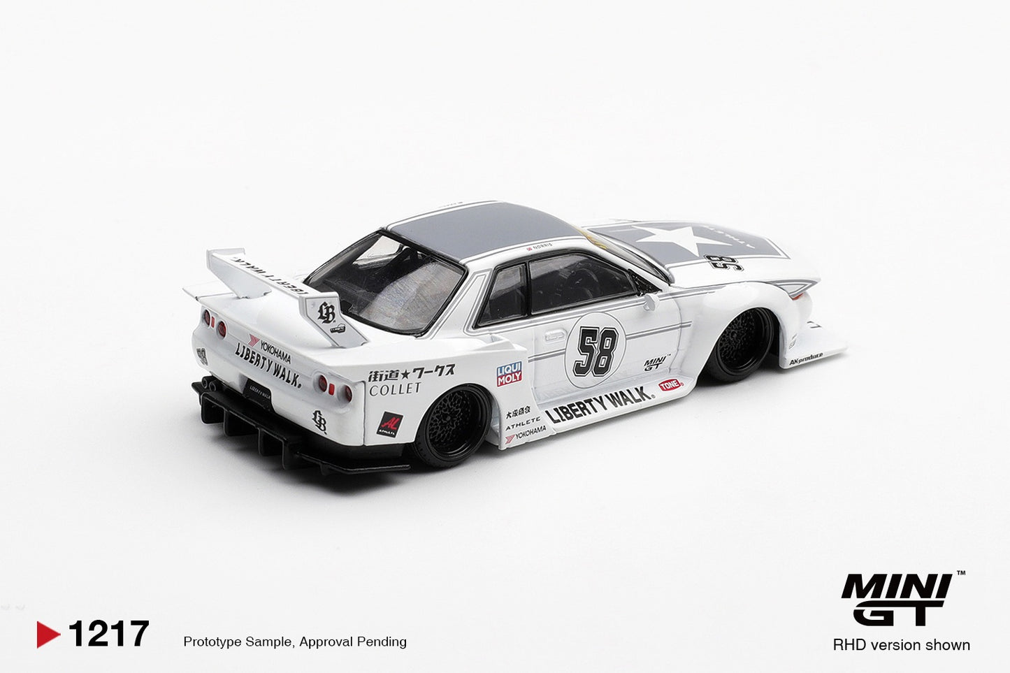 MGT01217-R - Mini GT - 1/64 Nissan GTR R32 Kaido Works TAS 2025