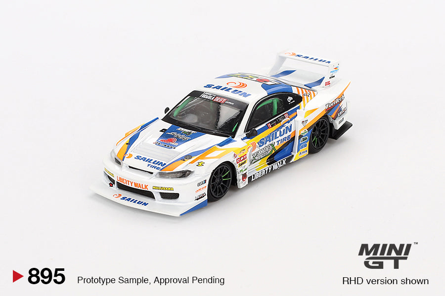 Mini GT - 1/64 Nissan Silvia S15 (White)