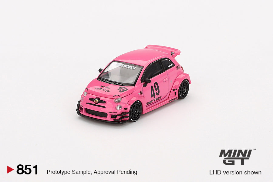 Mini GT - 1/64 Abarth 595 (Pink)