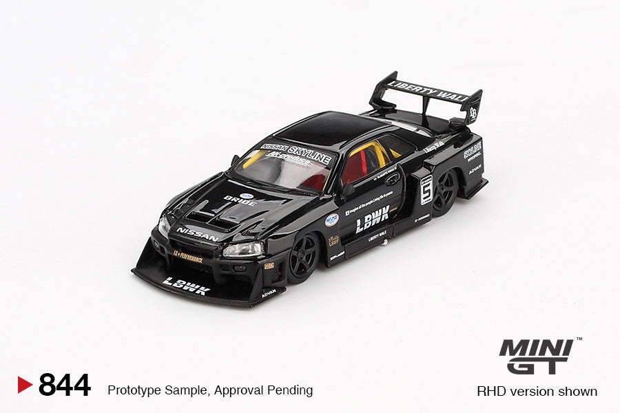 Mini GT - 1/64 Nissan Skyline R34 (Black)