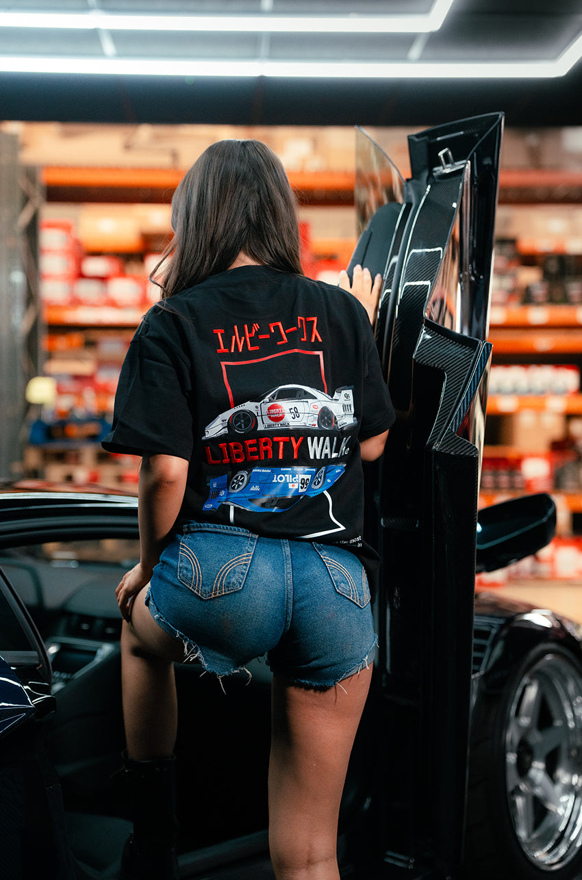 T324-F40BK - Liberty Walk F40 Inversion T-Shirt