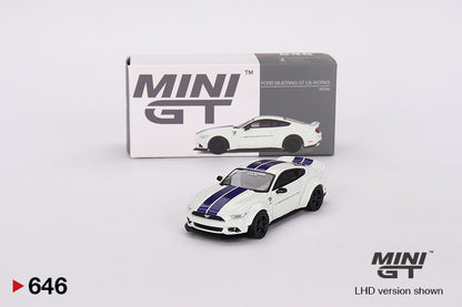 Mini GT - 1/64 LB★Works Ford Mustang (White)