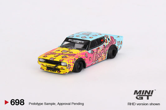 Mini GT - 1/64 LB★Works Nissan Skyline Kenmeri Liberty Walk (LBWK KUMA)