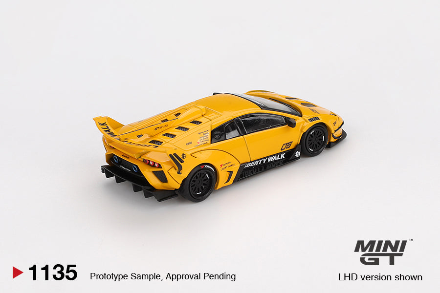 Mini GT - 1/64 Lamborghini Murciélago (Yellow) – Liberty Walk Europe