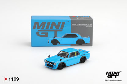 MGT01169-R - Mini GT - 1/64 Nissan LB-Works Hakosuka (Blue)