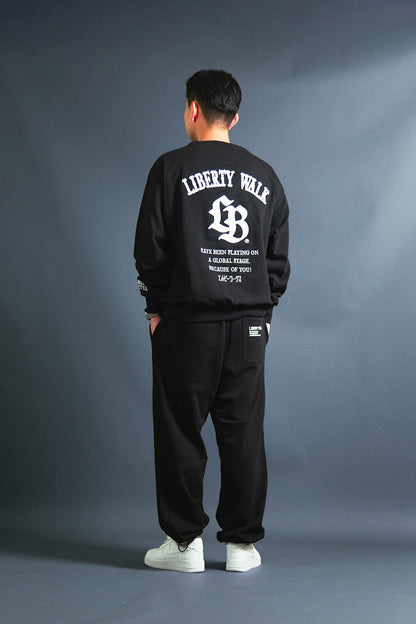 LB Thorn Embroidery Logo Sweatshirt Black