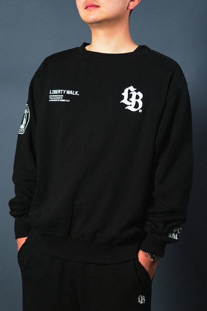 LB Thorn Embroidery Logo Sweatshirt Black
