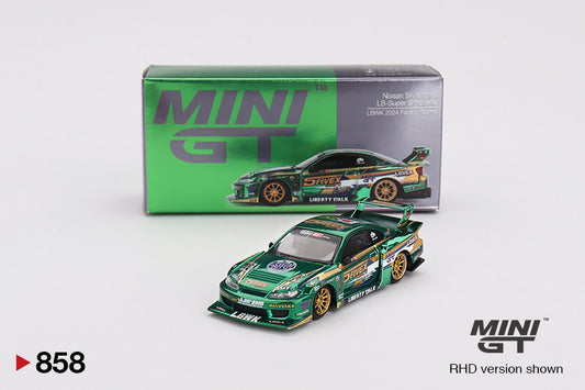 Mini GT - 1/64 Nissan Silvia S15 (Green)