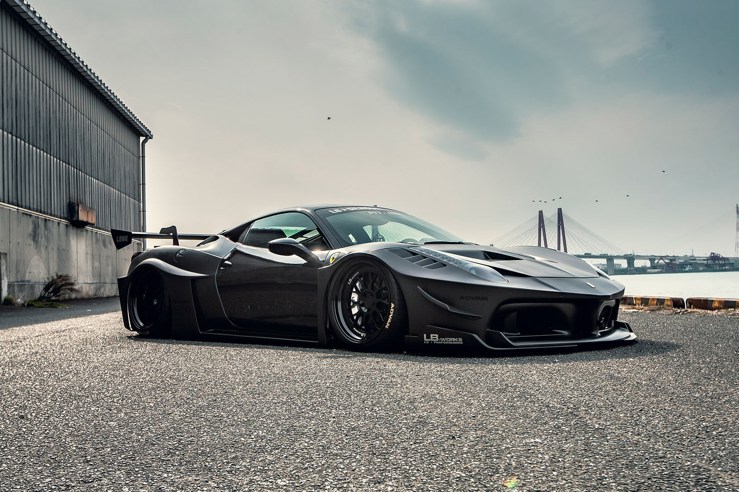 LB WORKS 458 GT Silhouette WORKS Complete body kit (Dry Carbon) (LB43-03)